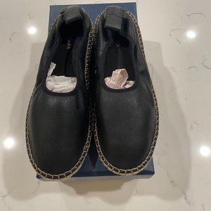 Cole Haan Cloudfeel Leather Espadrille Flats, 7B, New in Box, Never Worn